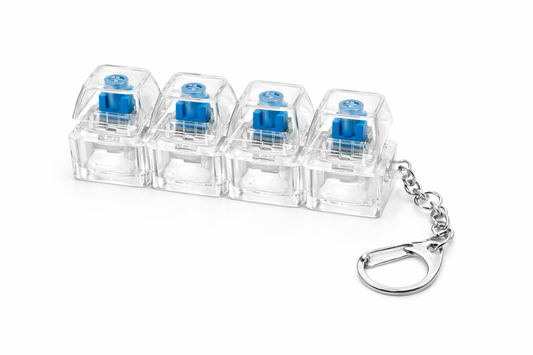 Porte-clé Clavier Mécanique Anti-Stress Lumineux